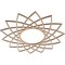 Ekena Millwork Eleanor Wood Fretwork Pierced Ceiling Medallion, Alder, 18"OD x 6 7/8"ID x 3/8"T CMWP18X18X0375EAAL - alternate 3